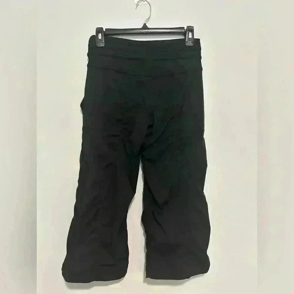 Lululemon Women's Size 4 Dance Studio Crop Pants Unlined Black Drawstring - Picture 5 of 5
